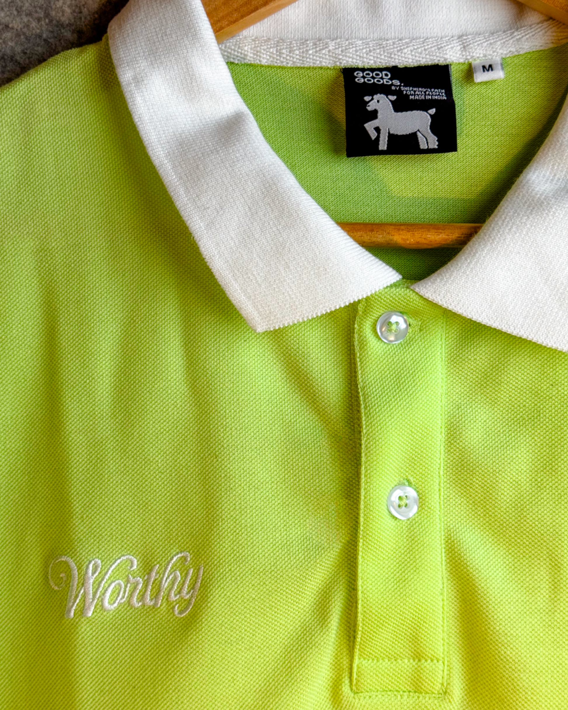 Worthy Lime Light Green  collar